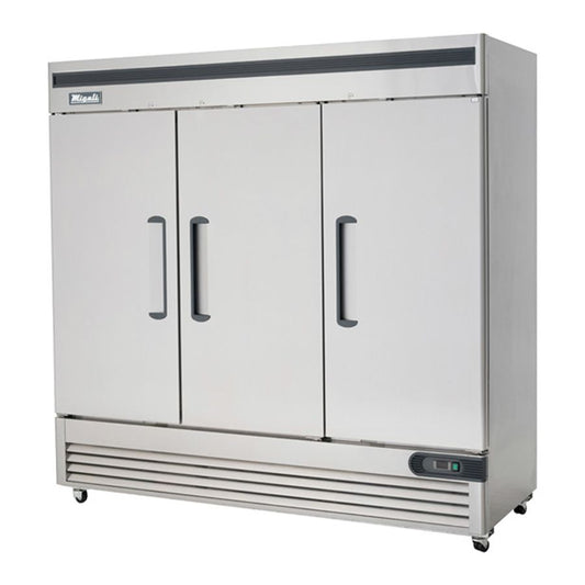 Migali C-3RB-HC 3 Door Reach-In Refrigerator