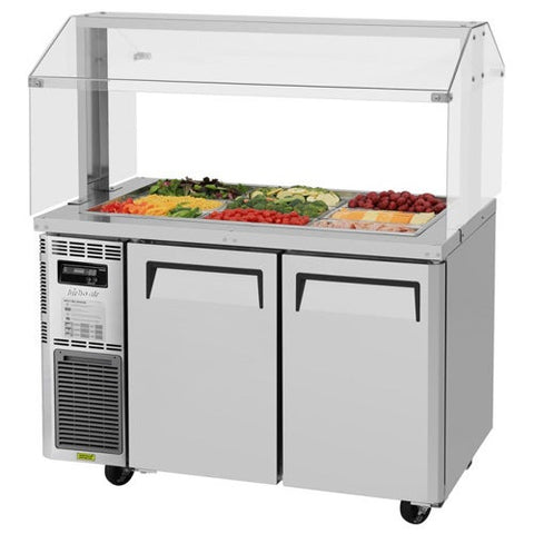 Turbo Air JBT-48-N 48"W Refrigerated Buffet Table, (9) Third-Size Pan