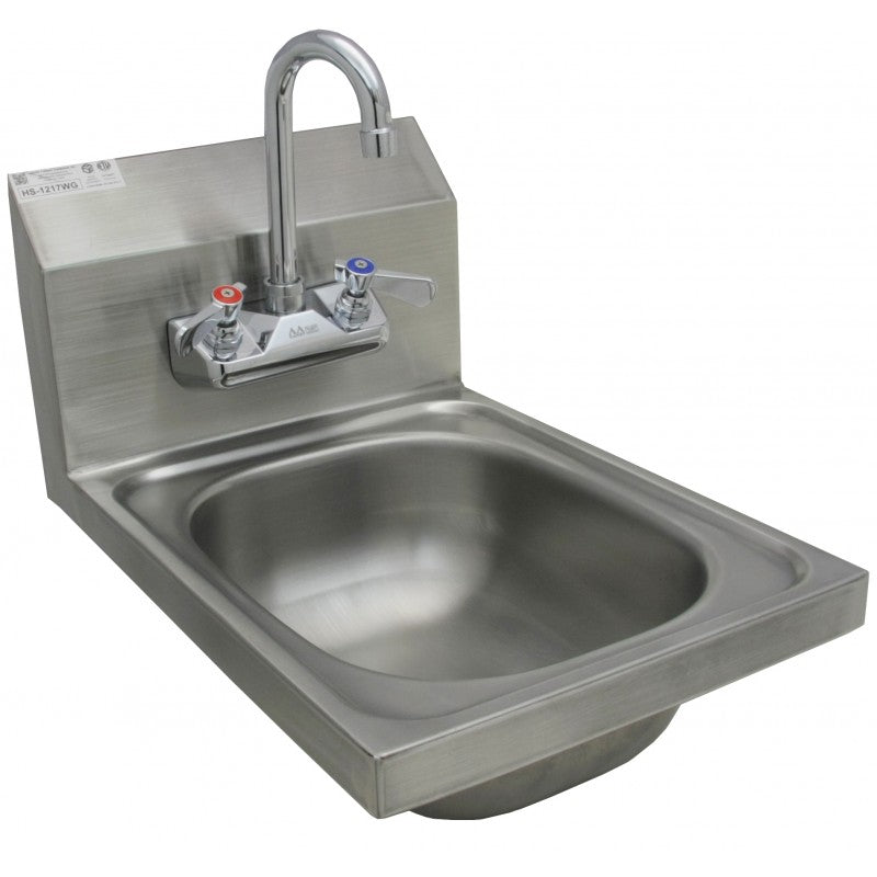 GSW HS-1217WG  9-3/4'' X 12-1/2'' Hand Sink Wall Mount Hand Sink