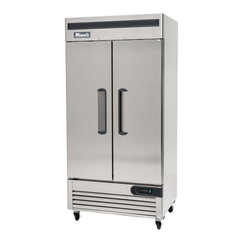 Migali C-2RB-35-HC 2 Door Reach-In Refrigerator