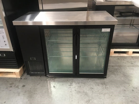 Dukers DBB48-H2 48" Two Swing Door Bar and Beverage Cooler - 11.2 Cu. Ft.
