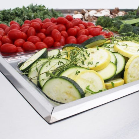 Turbo Air JBT-48-N 48"W Refrigerated Buffet Table, (9) Third-Size Pan