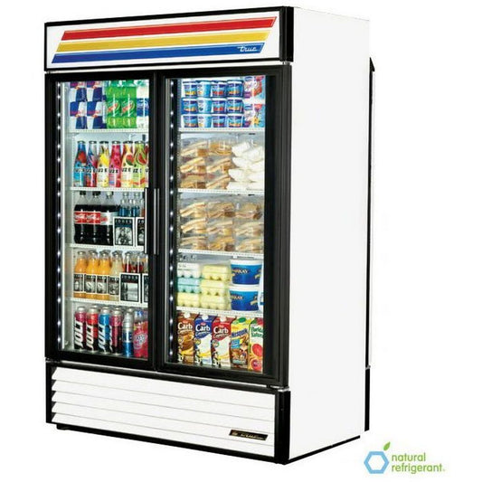 True GDM-49RL-HC~TSL01 54" Rear-Load Two Section Glass Swing Door Refrigerated M